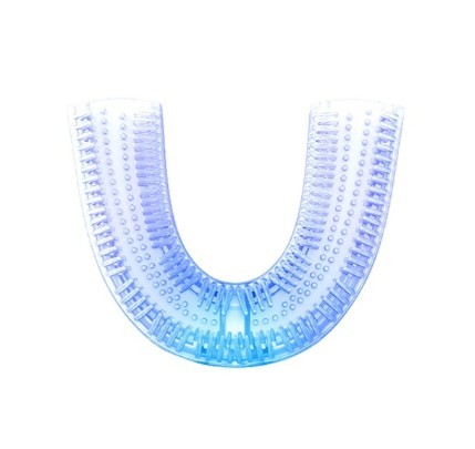 360 Grad intelligente automatische elektrische Zahnbürste, wasserdicht, U-Typ-Zahnbürste, Aufhellung, blaues Licht, USB-Aufladung