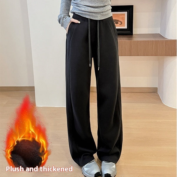 Women's Spring And Autumn Loose Narrow Wide-leg Pants