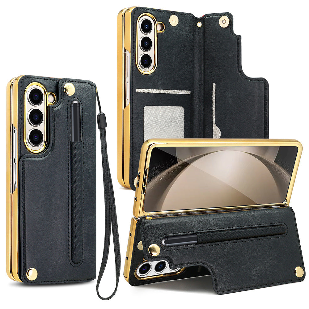 Phone Case Tempered Film Bracket With Pen Slot