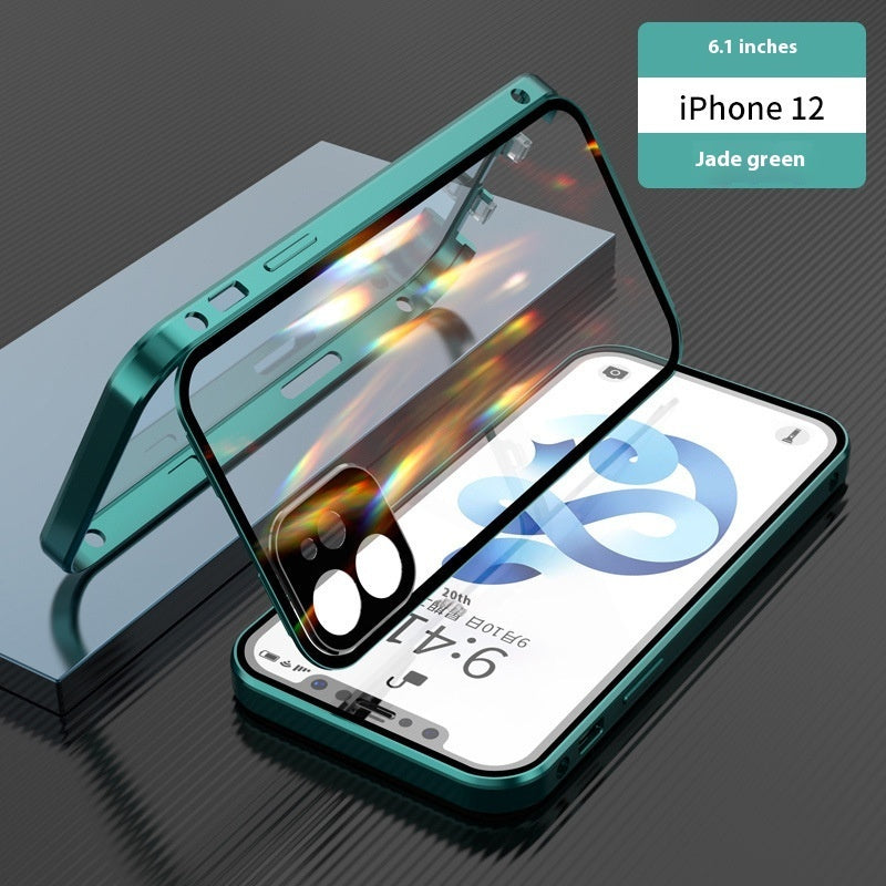 Applicable Double-sided Buckle HD Magnetic King Phone Case