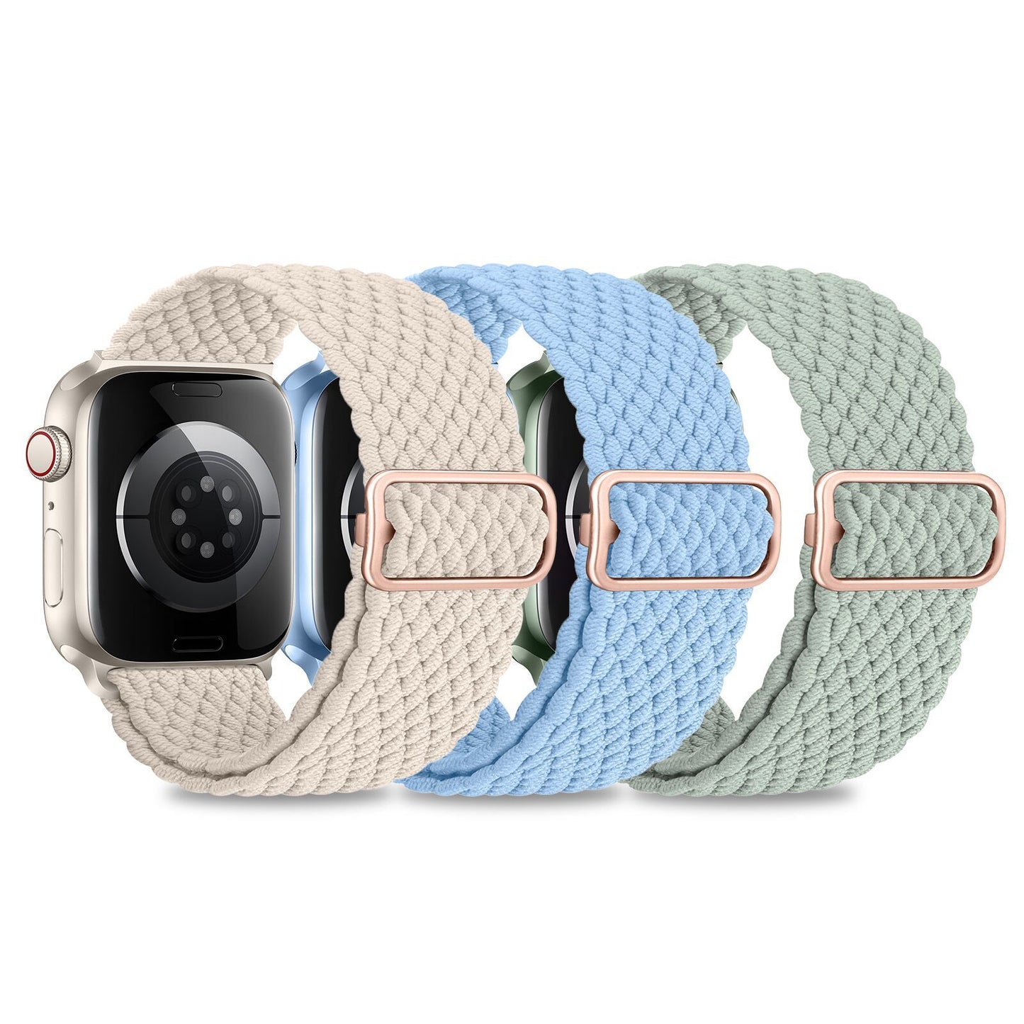 3 Uhrenarmbänder mit S-Modell