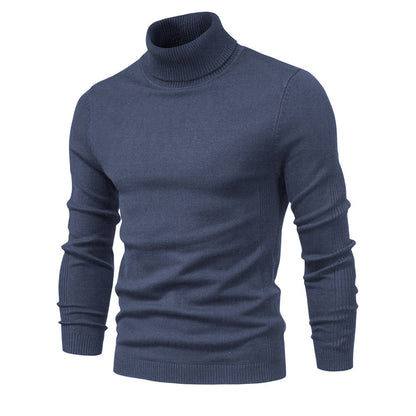 Men's Solid Color Pullover Sweater