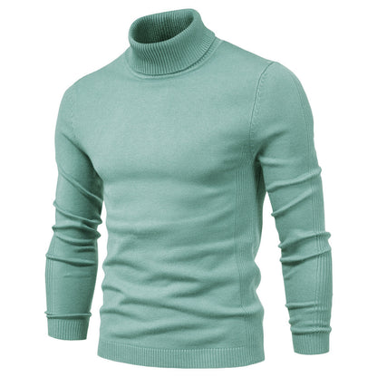 Men's Solid Color Pullover Sweater