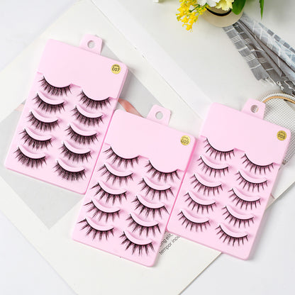 5 Pairs Manga Wimpern Neue Ankunft Anime Cosplay Natürliche Wispy Koreanische Make-Up Künstliche Falsche Wimpern