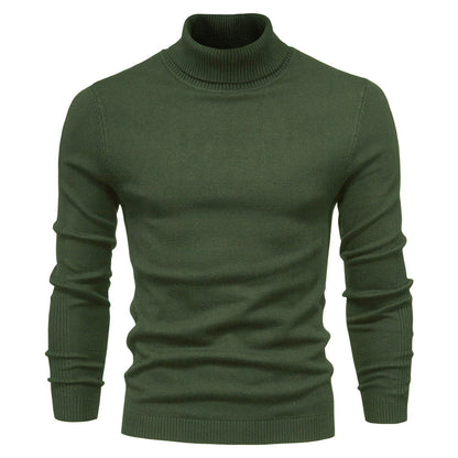 Men's Solid Color Pullover Sweater