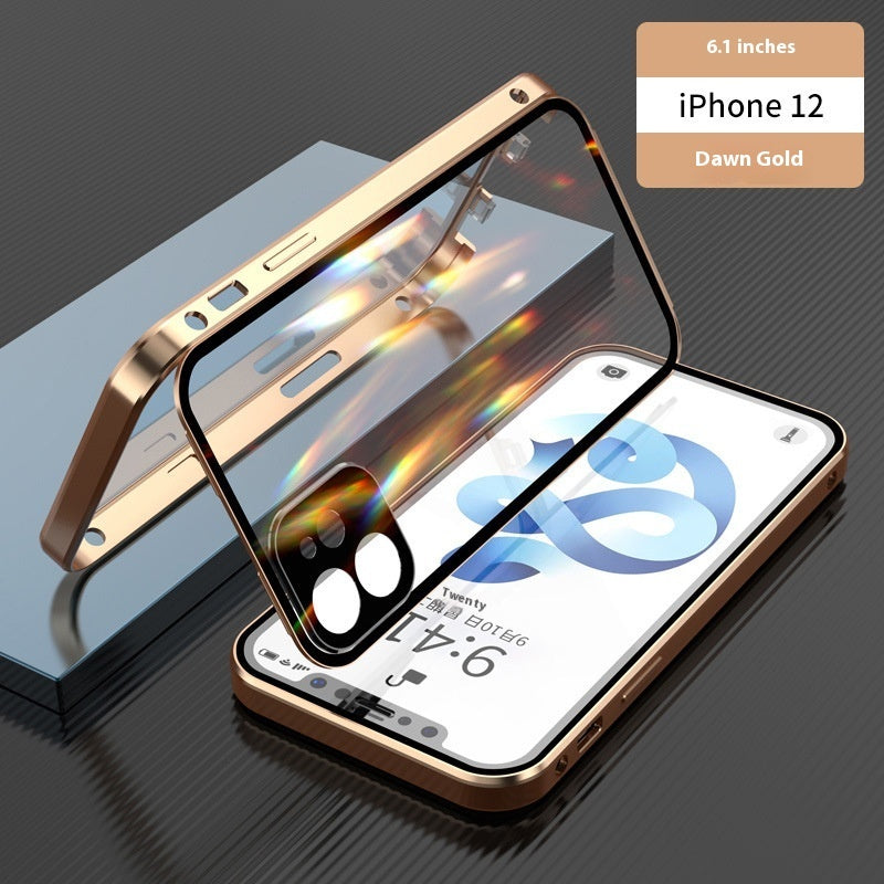 Applicable Double-sided Buckle HD Magnetic King Phone Case