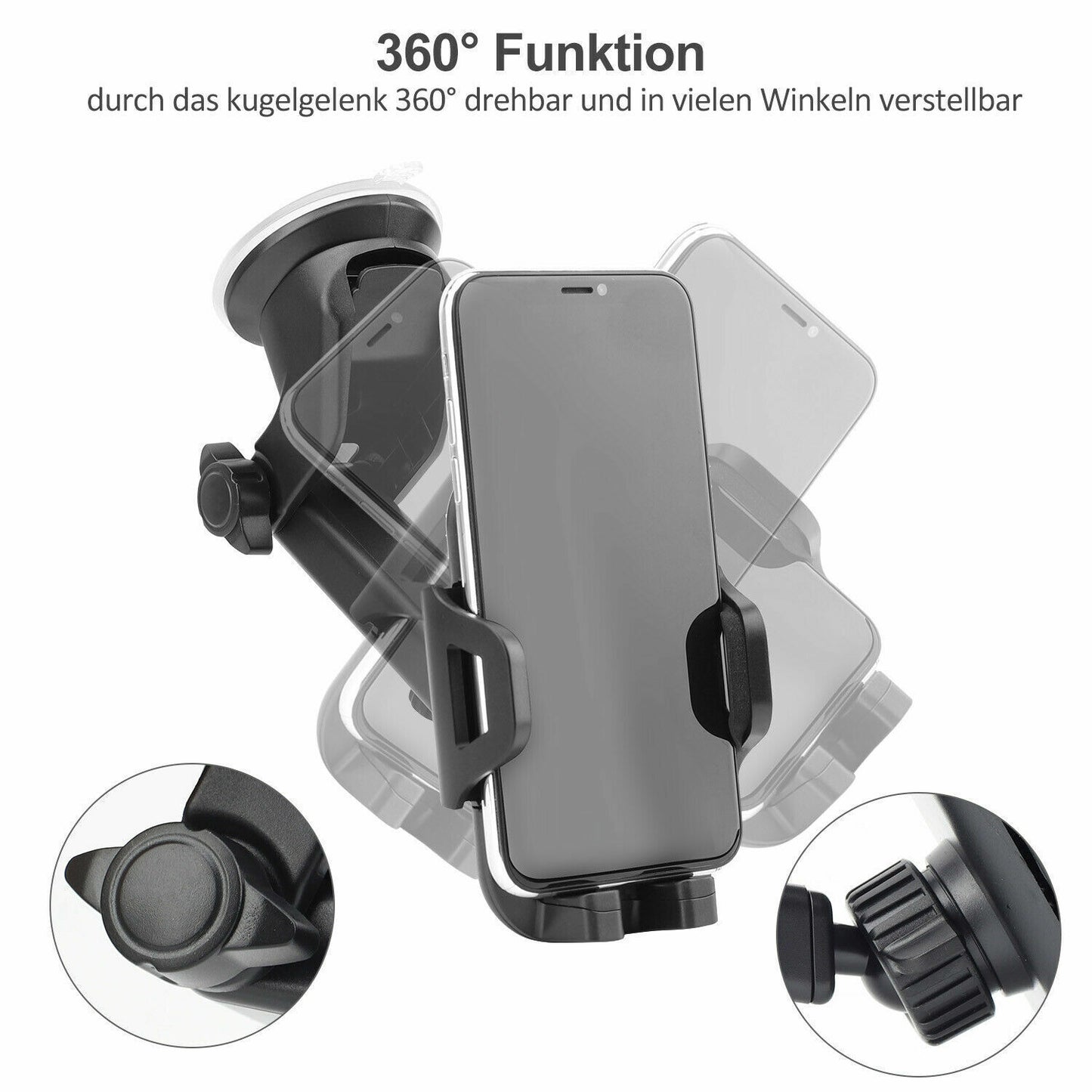 Handyhalterung Auto Armaturenbrett Universal KFZ Handy Smartphone Navi Halter
