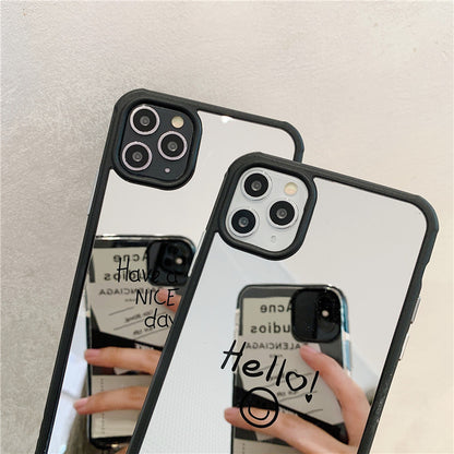 Compatible with Apple , Mobile Phone Case Silicone Personality Creative Smile Face Drop