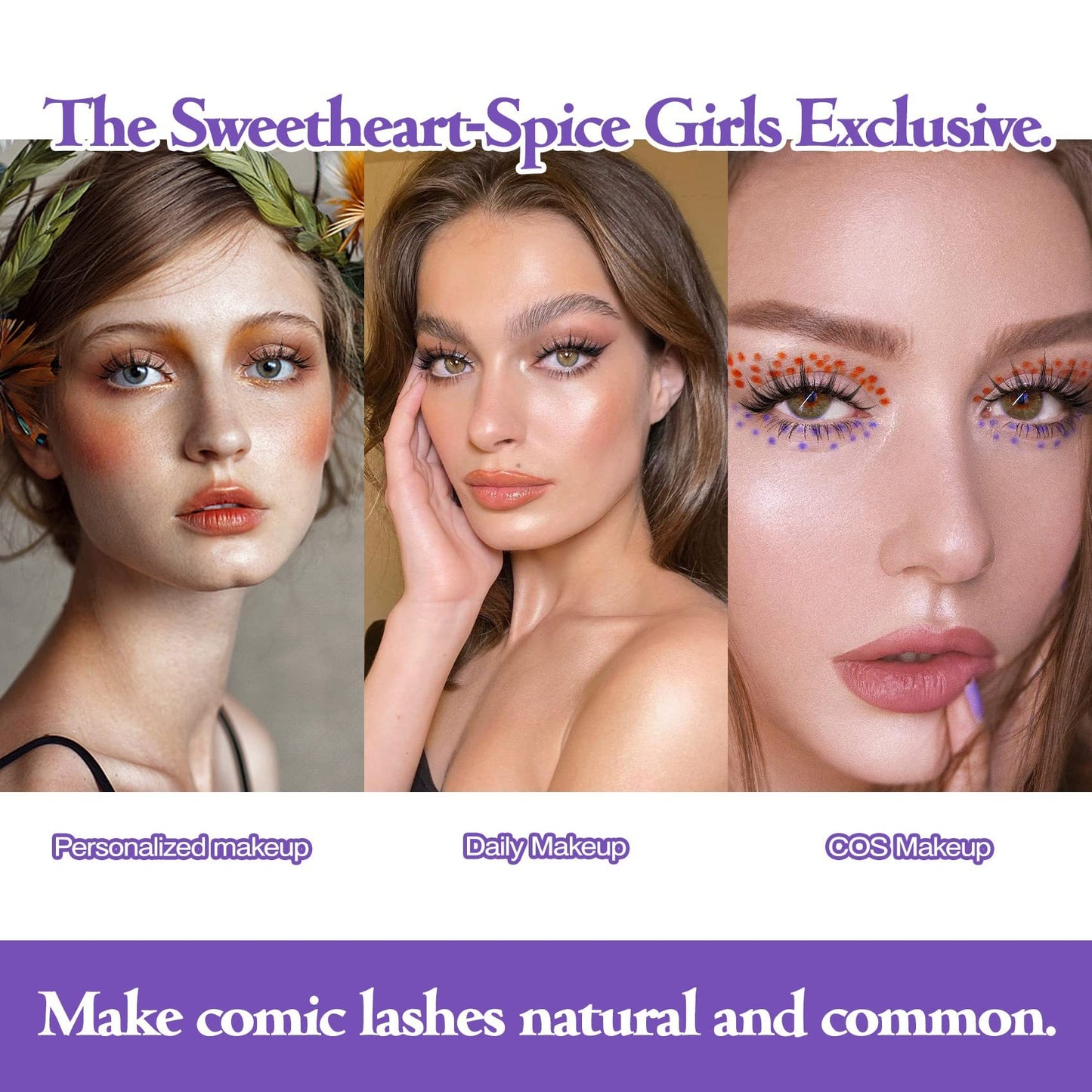 5 Pairs Manga Wimpern Neue Ankunft Anime Cosplay Natürliche Wispy Koreanische Make-Up Künstliche Falsche Wimpern