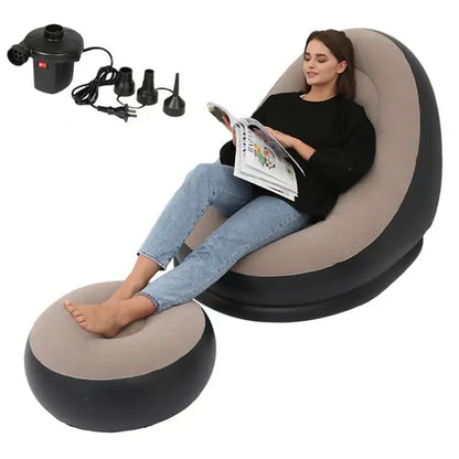 Dyshek Ajri me Fryrje, Divan i Rehatshëm, Shezlong, Stool Këmbësh, Beanbag Tek për Përdorim në Shtëpi dhe Jashtë