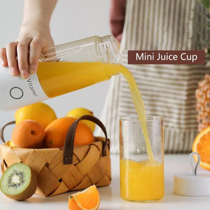 350 ml tragbarer Mixer, Entsafter, elektrisch, wiederaufladbar über USB, Mixer, Smoothie, matschig, Tasse, Saftmixer, Flasche, USB-Aufladung, Küchenhelfer