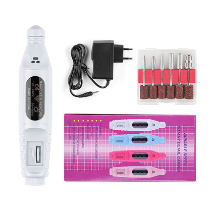 Nagelstift-Polierer, USB-Kabel, tragbar, Maniküre-Schärfer, Nagelwerkzeuge