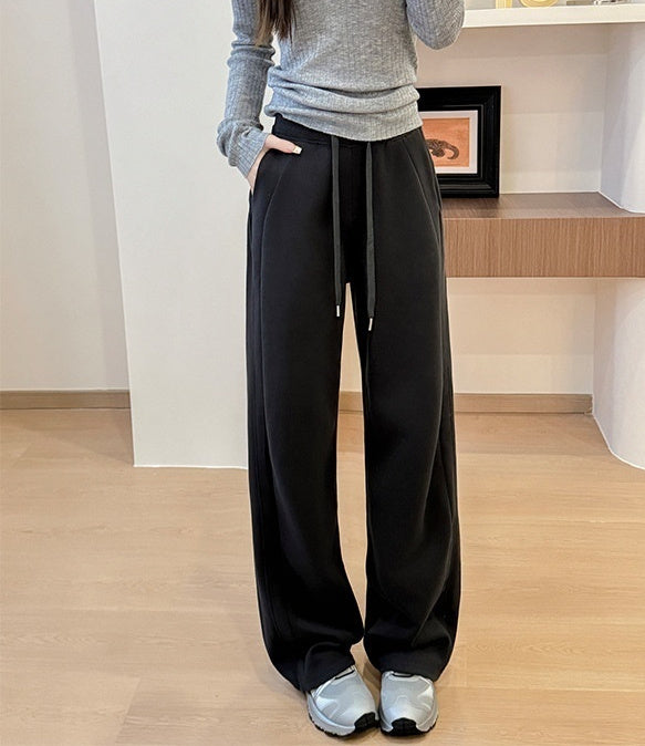 Women's Spring And Autumn Loose Narrow Wide-leg Pants