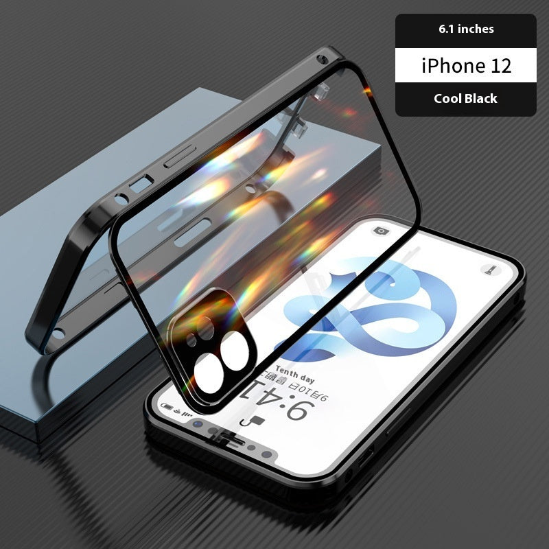 Applicable Double-sided Buckle HD Magnetic King Phone Case