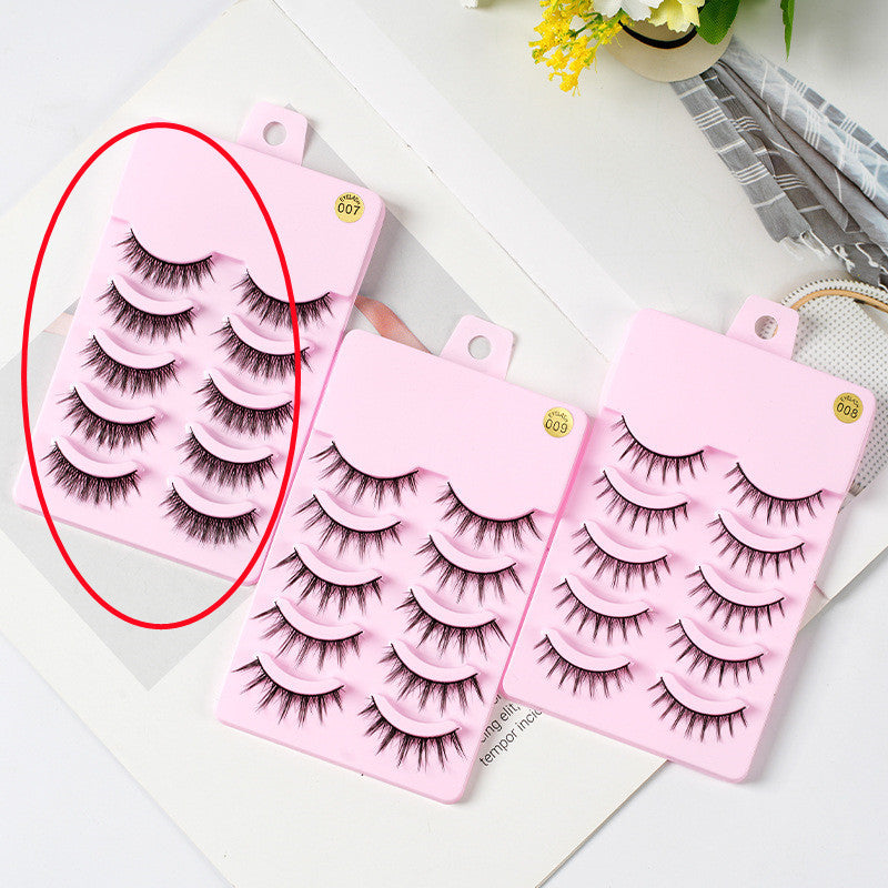 5 Pairs Manga Wimpern Neue Ankunft Anime Cosplay Natürliche Wispy Koreanische Make-Up Künstliche Falsche Wimpern