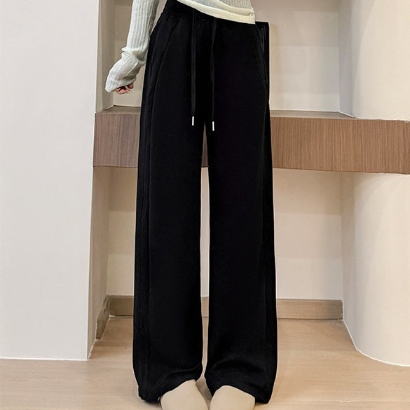 Women's Spring And Autumn Loose Narrow Wide-leg Pants