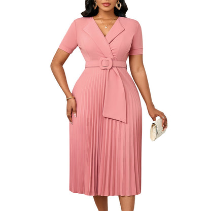 Women's Plus-Size High-Waisted Dress