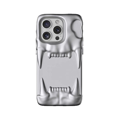 Creative Hollow Tiger Tooth Phone Case