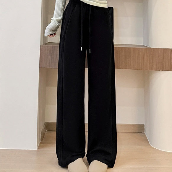 Women's Spring And Autumn Loose Narrow Wide-leg Pants