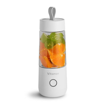 350 ml tragbarer Mixer, Entsafter, elektrisch, wiederaufladbar über USB, Mixer, Smoothie, matschig, Tasse, Saftmixer, Flasche, USB-Aufladung, Küchenhelfer