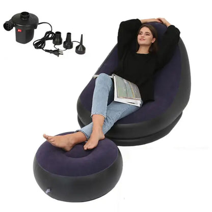 Dyshek Ajri me Fryrje, Divan i Rehatshëm, Shezlong, Stool Këmbësh, Beanbag Tek për Përdorim në Shtëpi dhe Jashtë