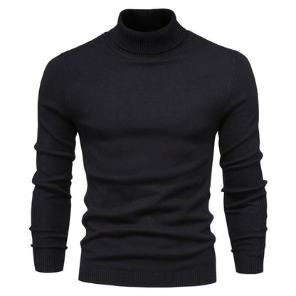 Men's Solid Color Pullover Sweater