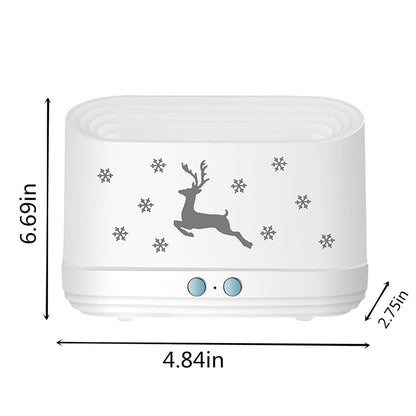 Elch Flamme Befeuchter Diffusor Stumm Haushalt Atmosphäre Lampe Weihnachten Home Dekorationen