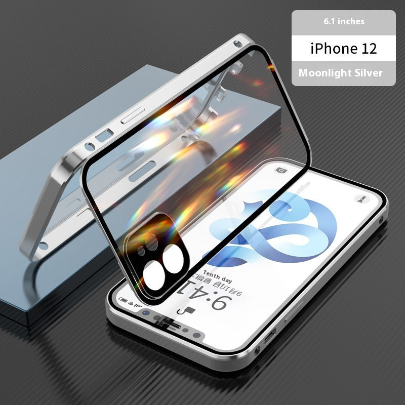 Applicable Double-sided Buckle HD Magnetic King Phone Case