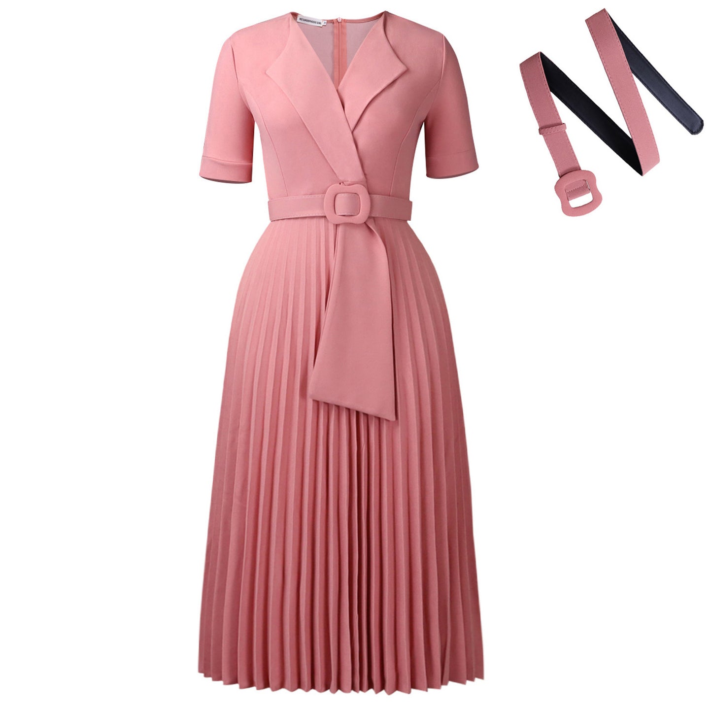 Women's Plus-Size High-Waisted Dress