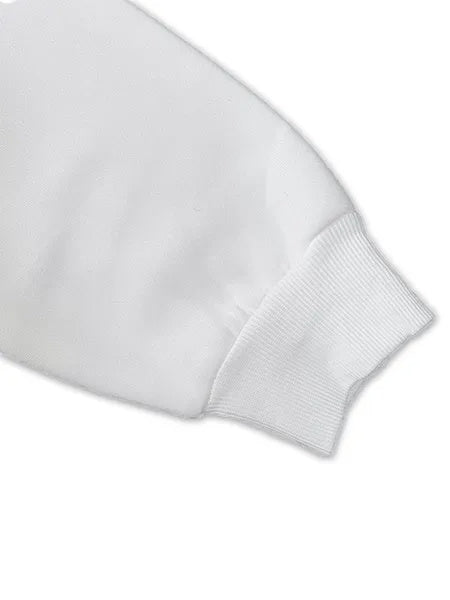 Women Basic Casual Pullover Spring Autumn Long Sleeve Solid Color Heart Printed Round Neck