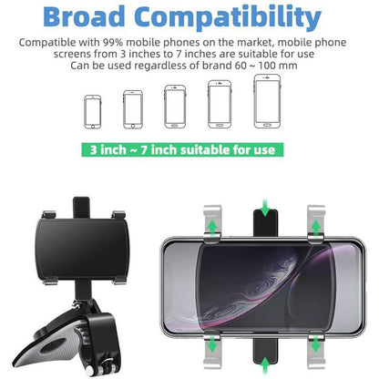 Mobile Phone Holder Car Dashboard Universal Car Mobile Phone Smartphone Holder 360