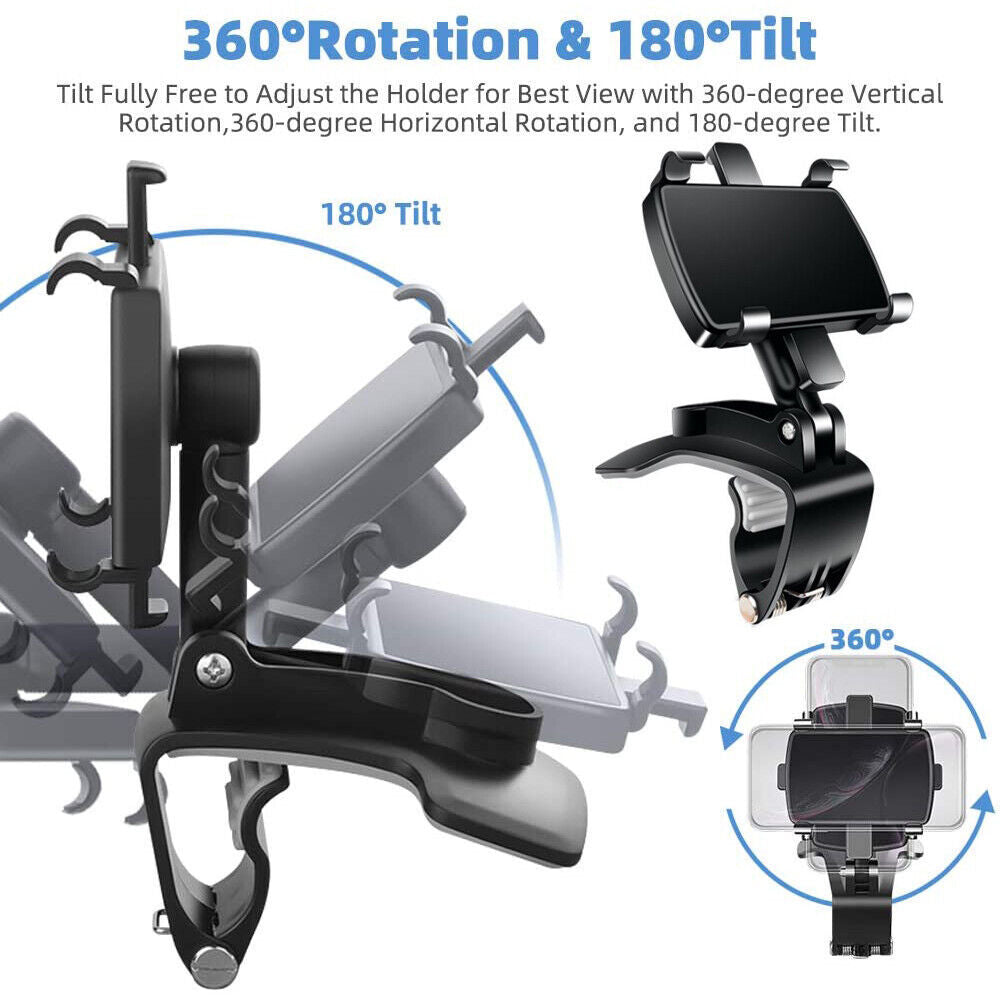 Mobile Phone Holder Car Dashboard Universal Car Mobile Phone Smartphone Holder 360