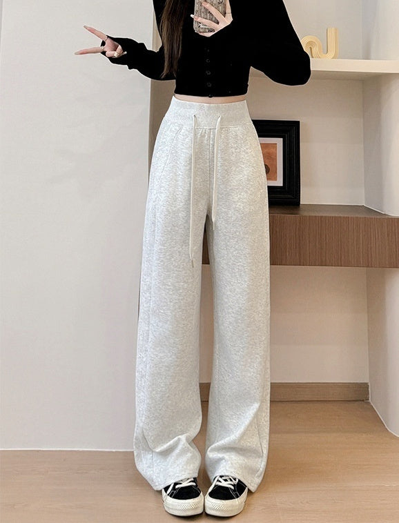 Women's Spring And Autumn Loose Narrow Wide-leg Pants