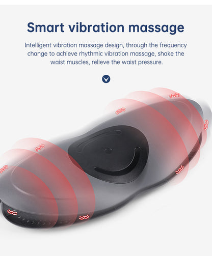 Taillenmassagegerät, Lendenwirbeltraktion, aufblasbare heiße Kompresse, Rücken-, Halswirbel- und Bahre-Massage, Luftdruck, reduziert Linderung von Schmerzen