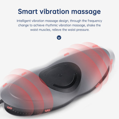 Taillenmassagegerät, Lendenwirbeltraktion, aufblasbare heiße Kompresse, Rücken-, Halswirbel- und Bahre-Massage, Luftdruck, reduziert Linderung von Schmerzen