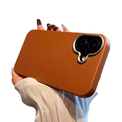Plain Leather Pattern Soft Shell Simple All-inclusive Ultra-thin Drop-resistant