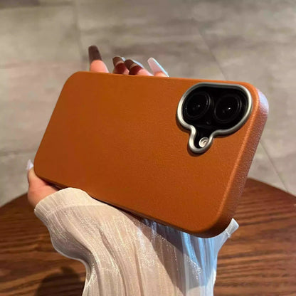 Plain Leather Pattern Soft Shell Simple All-inclusive Ultra-thin Drop-resistant