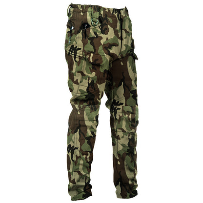 Fashion Personality Men's Fleece Climbing Pants