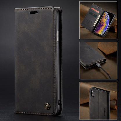 Multifunctional Leather Magnetic Phone Case Card Flip Protective Cover