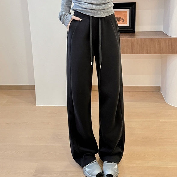Women's Spring And Autumn Loose Narrow Wide-leg Pants