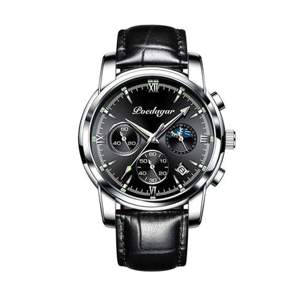 Multifunctional Men's Watch Luminous Waterproof Quartz Wrist Watch