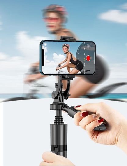 360 Auto Stabilizues Gimbal për Ndjekjen e Fytyrës me AI, Stabilizues Smart për Ndjekjen e Fytyrës, Mbajtës Telefoni Automatik për Video, Vlog, Transmetime të Drejtpërdrejta, Tripod