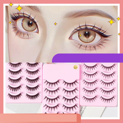 5 Pairs Manga Wimpern Neue Ankunft Anime Cosplay Natürliche Wispy Koreanische Make-Up Künstliche Falsche Wimpern