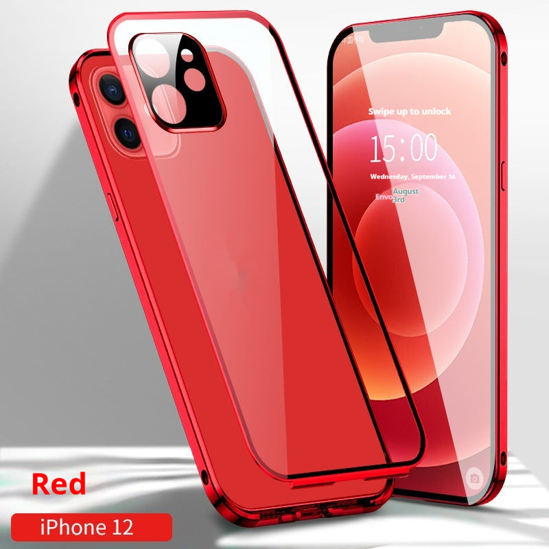 Applicable Double-sided Buckle HD Magnetic King Phone Case