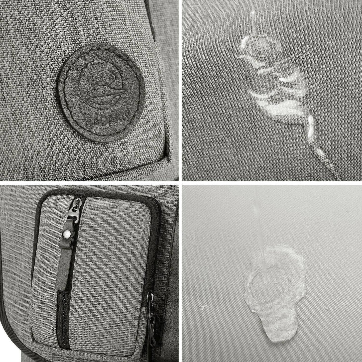 Diaper Shoulder Bag Large Messenger Diaper Bag For Fathers With 17 Pockets