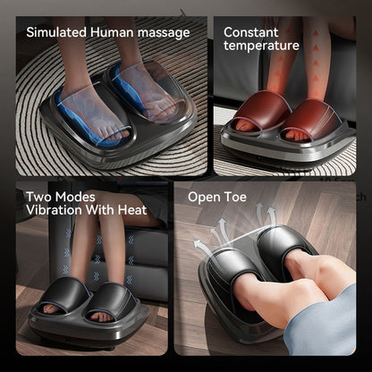 Heißes Fußmassagegerät, Luftkompressions-Fußmassagegerät, tiefe Knetrolle, präzise Massage und Heizfunktion