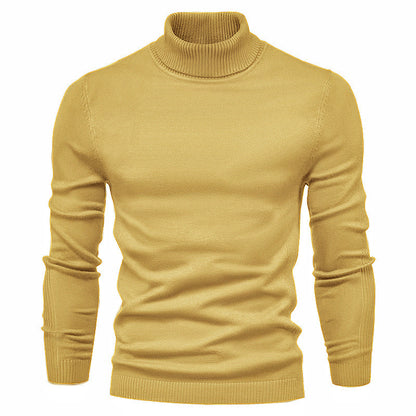 Men's Solid Color Pullover Sweater