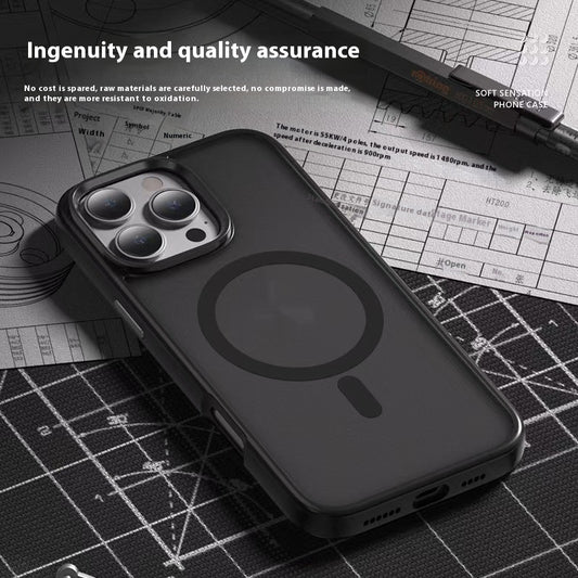 Fashion Personality Frosted Magnetic Phone Case