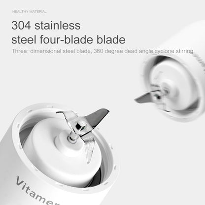 350 ml tragbarer Mixer, Entsafter, elektrisch, wiederaufladbar über USB, Mixer, Smoothie, matschig, Tasse, Saftmixer, Flasche, USB-Aufladung, Küchenhelfer