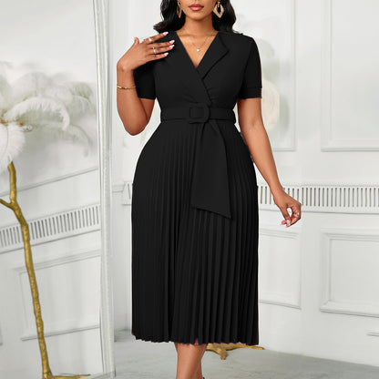 Women's Plus-Size High-Waisted Dress